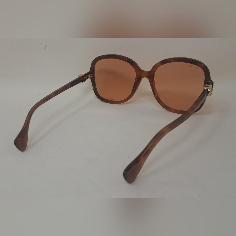 NWT Gucci Women's Sunglasses Havana Pink Butterfly GG 1178S 004 56-20-145 - Picture 15 of 16